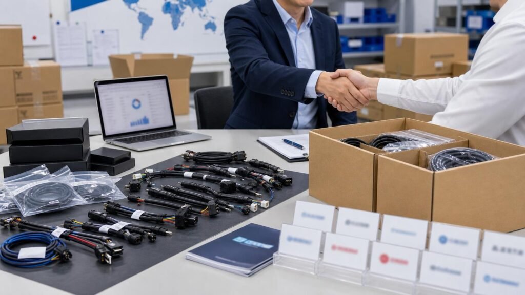 B2B cable export packaging and partner support