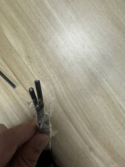 Open cable ends prepared for customer-specified termination