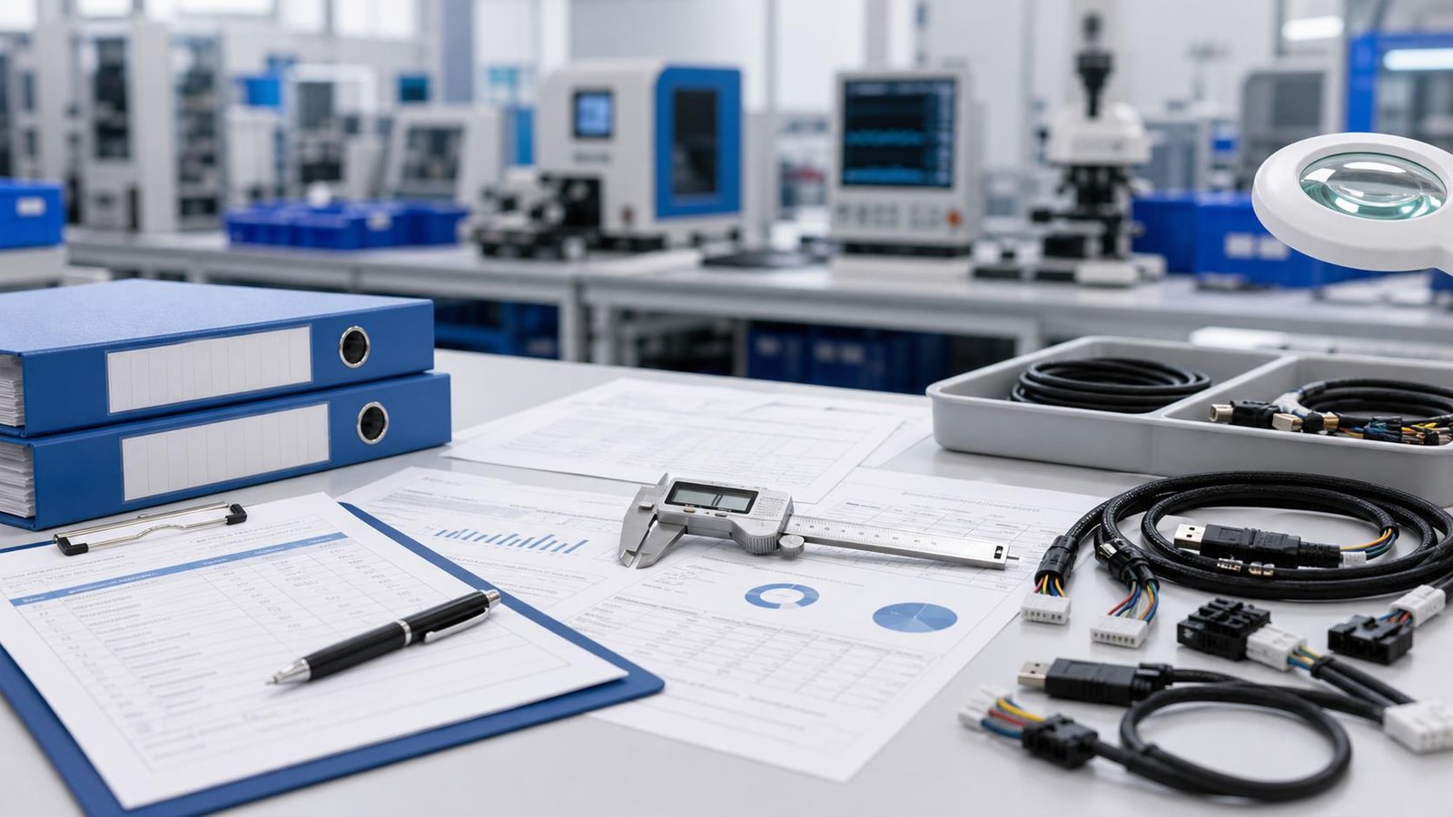 Cable quality control and certification support