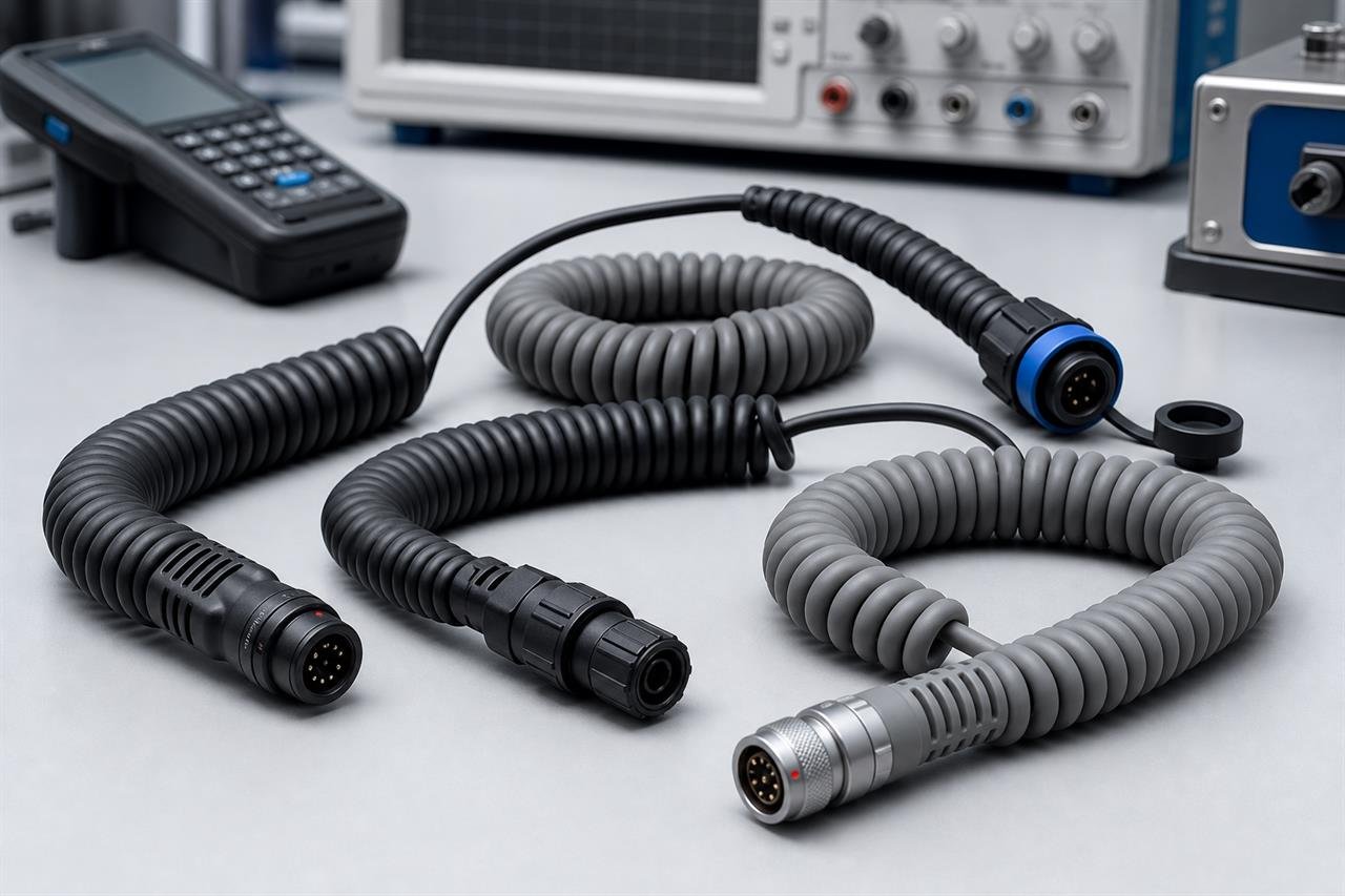 TPU Spiral Cables